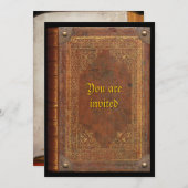 Invitation Livre Ancien (Devant / Derrière)