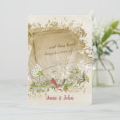 Invitation Livre d'anniversaire de mariage (Debout devant)