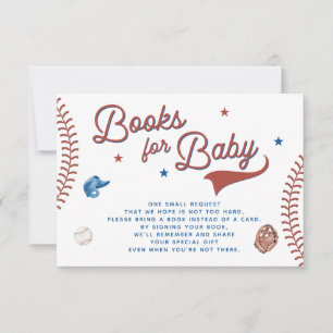 Invitation Livre de baseball pour Baby Card, Baby shower de b