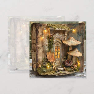 Invitation Livre de champignons Cottagecore Journal de l'albu