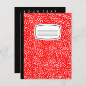 Invitation livre de composition (Devant / Derrière)