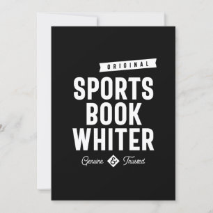 Invitation Livre de sport Whiter Job Title Don