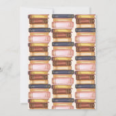 Invitation Livre d'histoire Le chapitre suivant Fête des mari (Dos)