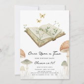 Invitation Livre d'histoire Whimsical Watecolor Livre Anniver (Devant)