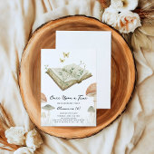 Invitation Livre d'histoire Whimsical Watecolor Livre Anniver