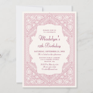 Invitation Livre Fairy Tale Girls Anniversaire