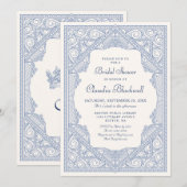 Invitation Livre Fête des mariées de conte fée (Devant / Derrière)