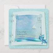 Invitation Livre Mariage phare (Devant)
