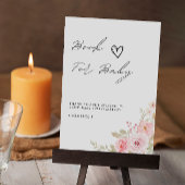 Invitation Livre rose pour bébé signe, Baby shower