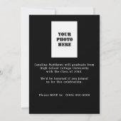 Invitation Livre World Frame Black Graduation (Dos)