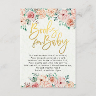 Invitation Livres baby showers pour bébé / Apporter un livre 