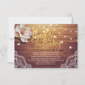 Invitation Livres baby showers pour bébé / Apporter un livre (Devant)