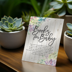 Invitation Livres baby showers pour bébé / Apporter un livre 