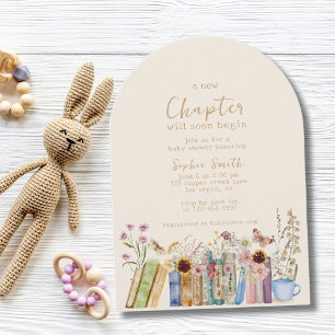 Invitation Livres & Brunch Un nouveau Fleur sauvage de chapit