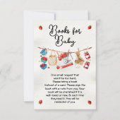 Invitation Livres de Baby shower pour bébé sur le marché agri (Devant)