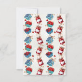 Invitation Livres de Baby shower pour bébé sur le marché agri (Dos)