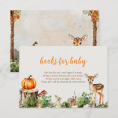 Invitation Livres de citrouille pour bébé (Devant / Derrière)