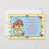 Invitation Livres de tomates cerises italiennes pour bébé (Devant)