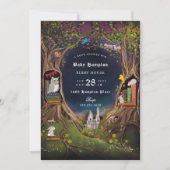 Invitation Livres d'Imaginaires pour Baby shower (Devant)