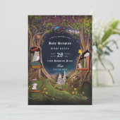 Invitation Livres d'Imaginaires pour Baby shower (Debout devant)