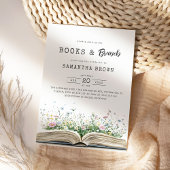 Invitation Livres et Brunch Fête des mariées de livre