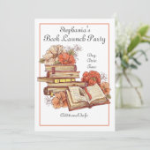 Invitation Livres Et Fleurs Lancement Du Livre (Debout devant)