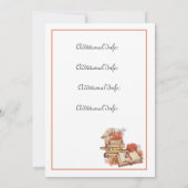 Invitation Livres Et Fleurs Lancement Du Livre (Dos)