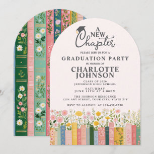 Invitation Livres Fleur Sauvage Un Nouveau Chapitre Fête de R