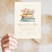 Invitation Livres Floral Fête des mariées