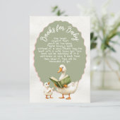 Invitation Livres pour bébé à la Baby Shower de Silly Goose G (Debout devant)