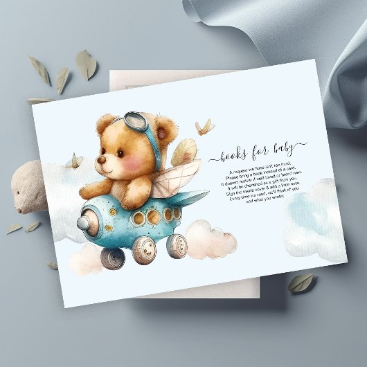 Invitation Livres pour bébé Teddy Bear