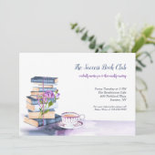 Invitation Livres pour l'invitation du club de lecture (Debout devant)