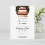 Invitation Livres vintages Prochain Chapitre 70e Anniversaire