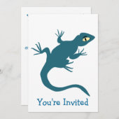 Invitation Lizard Design Toute Occasion (Devant / Derrière)