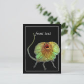 Invitation Lizard hurle (Debout devant)