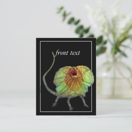 Invitation Lizard hurle (Debout devant)