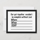 Invitation Lizard hurle (Dos)