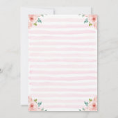 Invitation Llama Alpaca Floral Birthday Party (Dos)