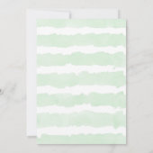 Invitation Llama baby shower fille invitation, bébé maman (Dos)