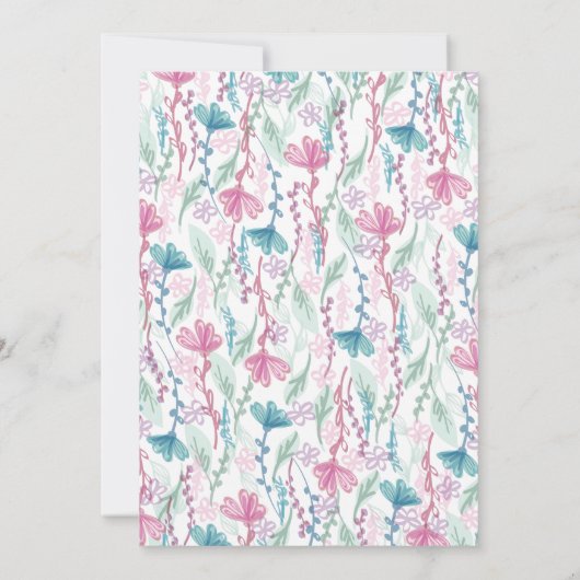 Invitation Llama Baby shower vert mignon Hommes Neutre (Dos)