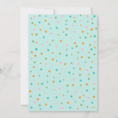 Invitation Llama Fiesta Lunettes de soleil Coeur Anniversaire (Dos)