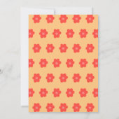 Invitation Llama Fun Anniversaire Rose (Dos)