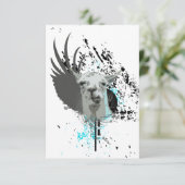 Invitation llama hi-fi (Debout devant)