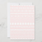 Invitation Llama Momma - Cute, Bébée Douche pour fille (Dos)