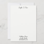 Invitation Lobster Beach Océan Été Nouvelle-Orléans Mariage (Dos)