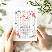 Invitation Lobster She’s a Catch Costal Bridal Shower 
