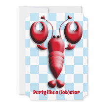 Lobsterfest Lobsterbake mignon Rouge Homard Coeur