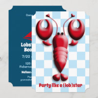 Lobsterfest Lobsterbake mignon Rouge Homard Coeur