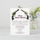 Invitation L'obtention du cowboy accroché lance des (Debout devant)