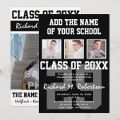 Invitation L'obtention du diplôme de l'athlète de nombre de (Devant / Derrière)